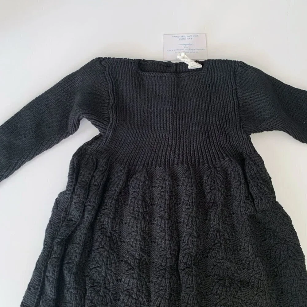 NWT Kate Quinn Organics Girl Sweater Dress 18-24 months